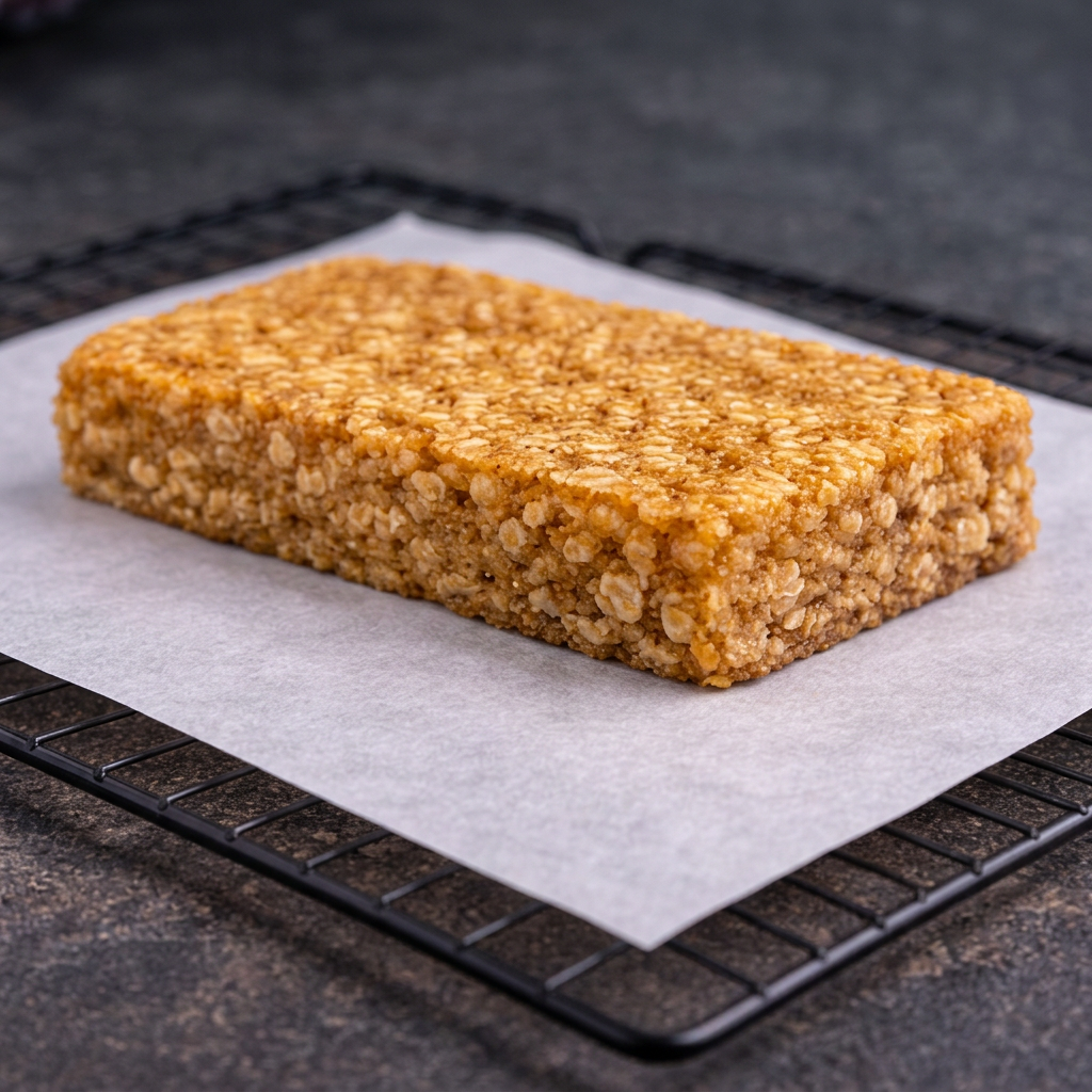 Plain Flapjack traybake slices