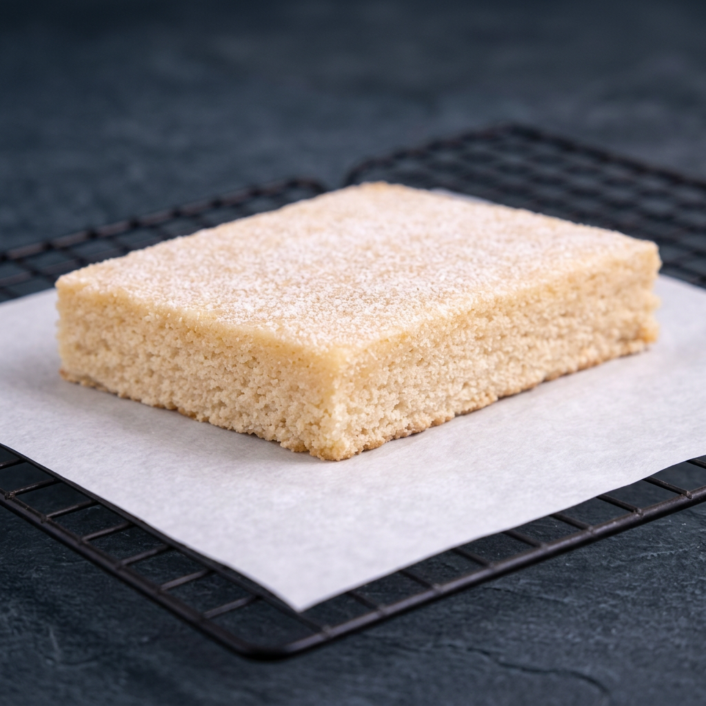Plain Shortbread traybake slices
